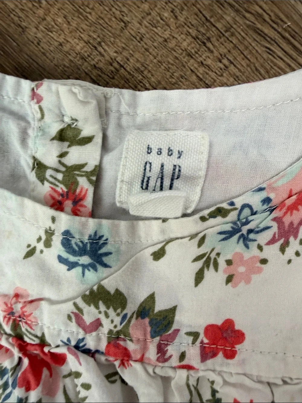 Baby Gap,Girls White Floral Summer Dress